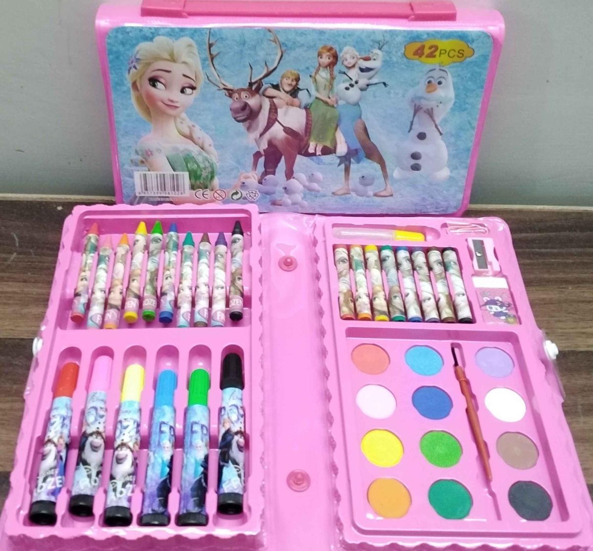 42-Piece Complete Coloring Kit for Kids – Themed Crayons, Markers, Pencil Colours &amp; Art Accessories View Gallery - Pakistan