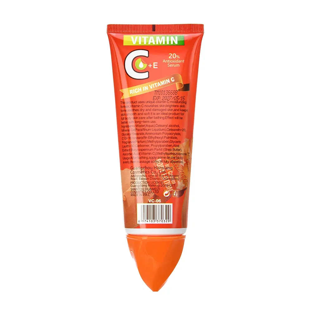 Liru Vitamin C + E 20% Antioxidant Serum Body Lotion – Orange Ice Cream Formula for Bright &amp; Soothing Skin (120ML) - Without Box View Gallery - Pakistan