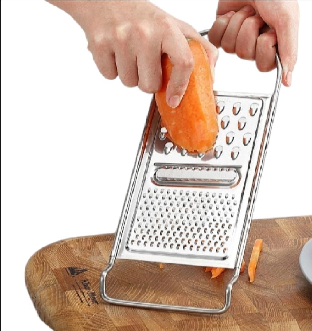 Stainless Steel Kadu Kash Grater – Multi-Purpose Vegetable, Fruit, and Nut Cutter, Chopper &amp;amp; Peeler