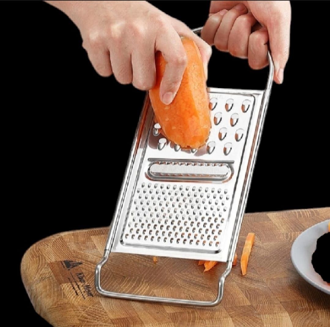 Stainless Steel Kadu Kash Grater – Multi-Purpose Vegetable, Fruit, and Nut Cutter, Chopper &amp; Peeler View Gallery - Pakistan