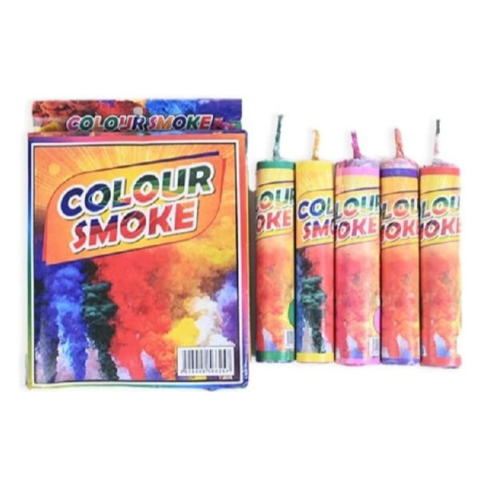 Celebration Combo Pack – 2 Snow Sprays + 2 Party Poppers + 5 Color Smoke Bombs for Birthdays &amp; Parties View Gallery - Pakistan