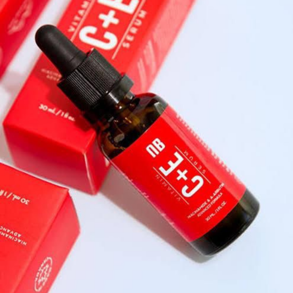 Nirvana Botanics Vitamin C + E Serum - 15ml | ANTI ACNE &amp;amp; GLOWING SERUM VITAMIN C + E