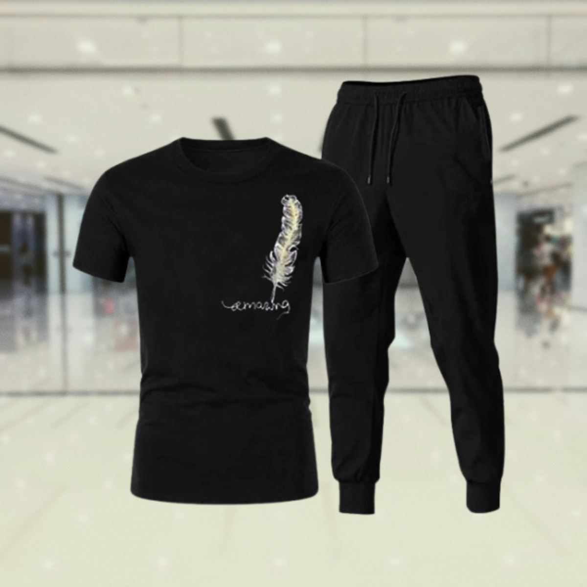 Tracksuit Amazing Trendy Smart black t shirt And Trouser For boys &amp; Men | Fitness Training Muscle Workout Gym track suit for Men View Gallery - Pakistan