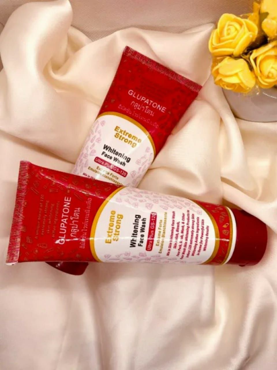 Glupatone Whitening Face Wash GS 120 (Pack Of 2) | Extreme Strong Powerful Whitening for Clear Skin [60ml]