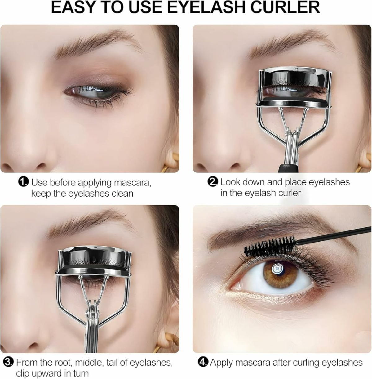 Long Lasting Eyelash Curler For Stunning Curls | Professional Lash Curler for Natural Lift &amp; Curl View Gallery - Pakistan
