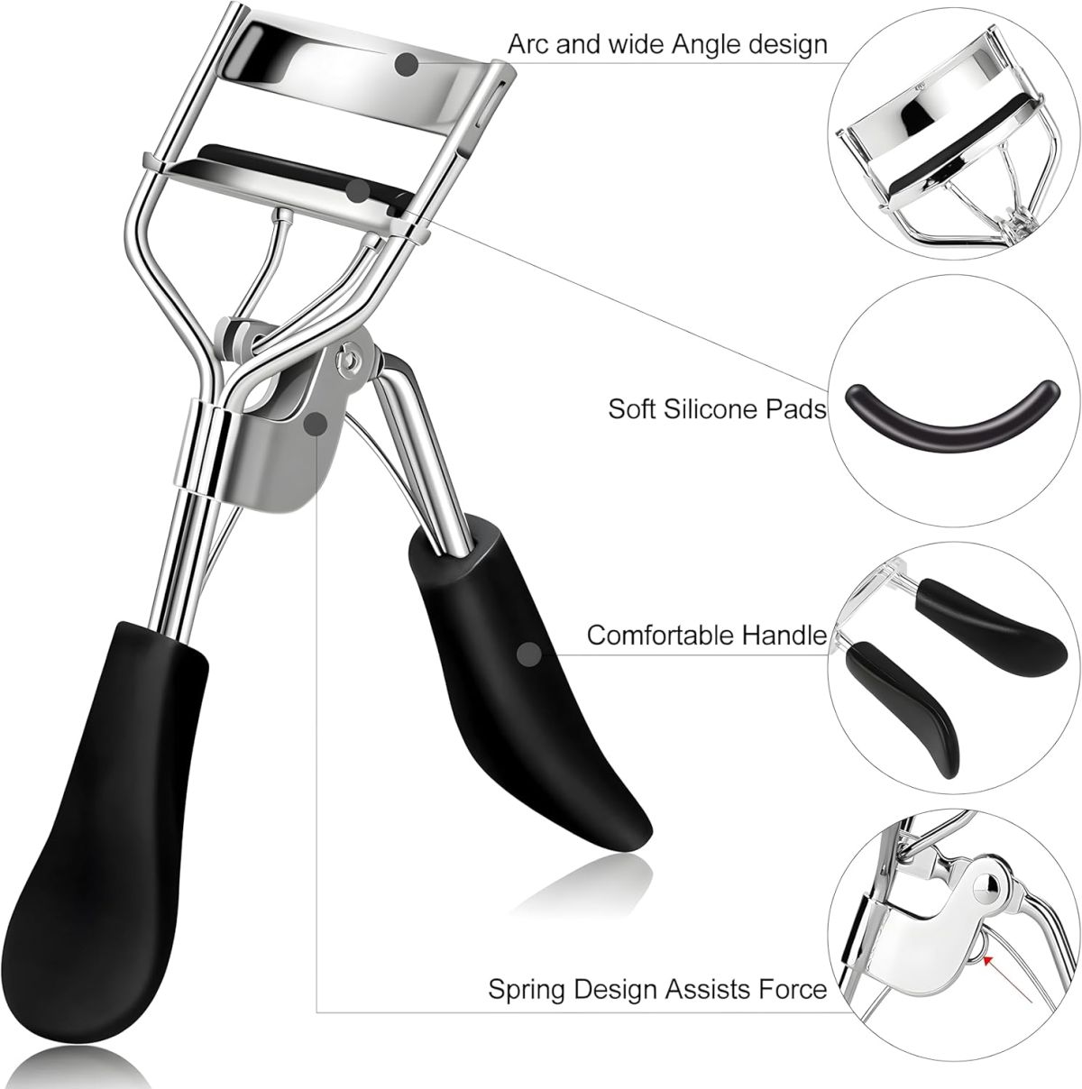 Long Lasting Eyelash Curler For Stunning Curls | Professional Lash Curler for Natural Lift &amp; Curl View Gallery - Pakistan