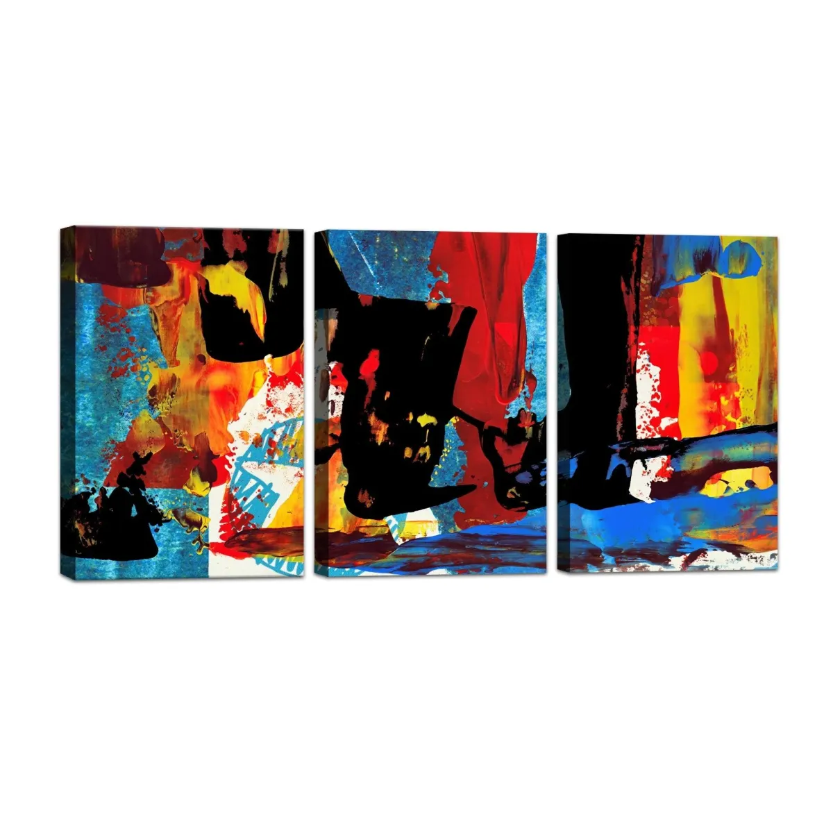 3D  Wall Art Panels Frame Canvas painting Modern Wall Art SET OF 3 View Gallery - Pakistan