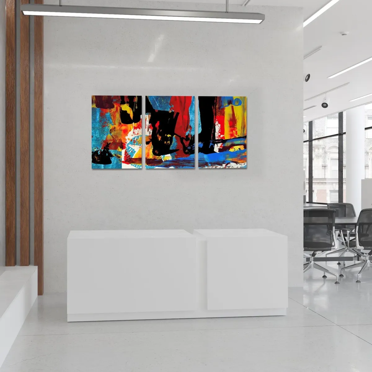 3D  Wall Art Panels Frame Canvas painting Modern Wall Art SET OF 3 View Gallery - Pakistan