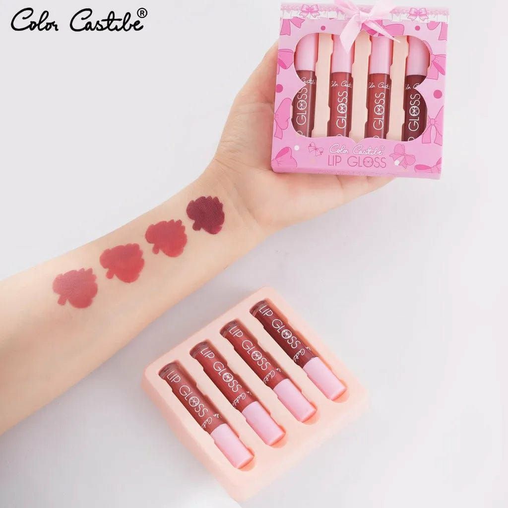 Color Castle [4pcs] Matte Lip Gloss Set | Color castle lipsticks Pack 