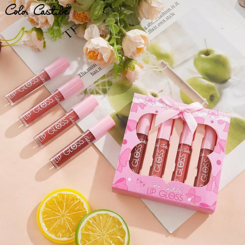 Color Castle [4pcs] Matte Lip Gloss Set | Color castle lipsticks Pack  View Gallery - Pakistan