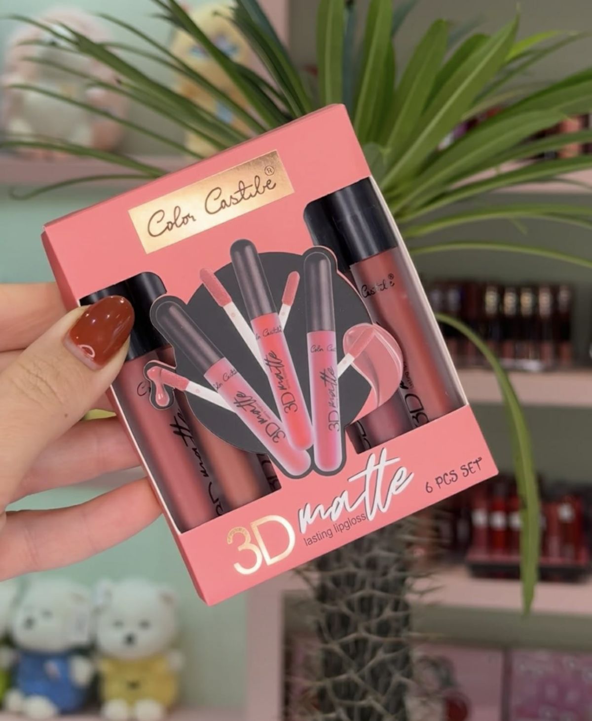 Color Castle 3D Matte Long Lasting Lipgloss [Pack of 6] | 3D Matte Lipgloss View Gallery - Pakistan