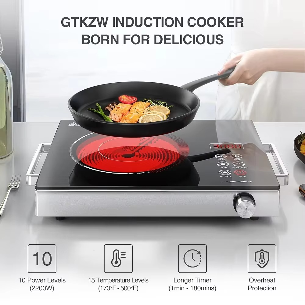 RAF 3500W Electric Infrared Stove – High-Power Hot Plate Cooker | Portable Electric Chula for Fast, Even Heating | Energy-Efficient Countertop Burner for Home, Kitchen, and Outdoor Use View Gallery - Pakistan
