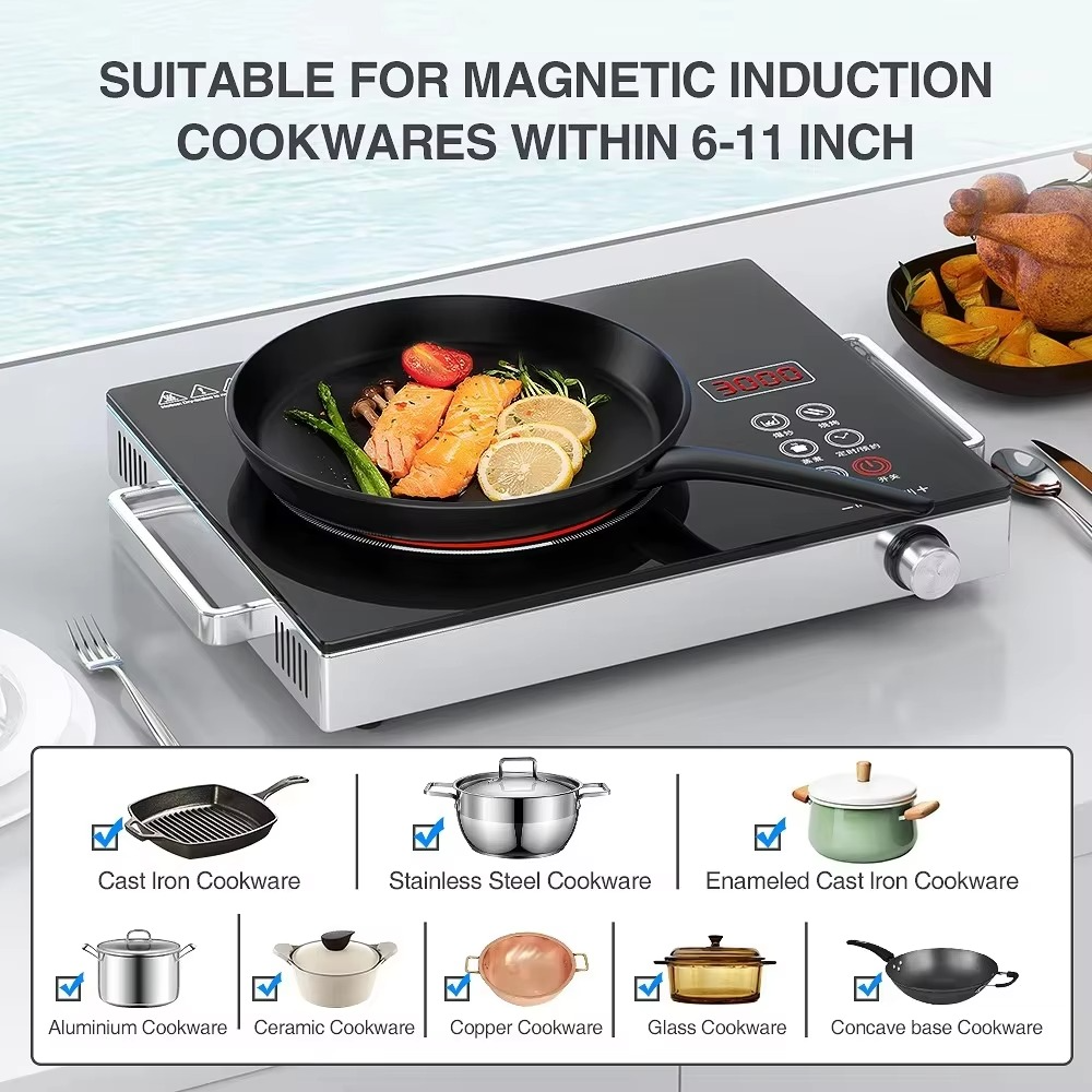 RAF 3500W Electric Infrared Stove – High-Power Hot Plate Cooker | Portable Electric Chula for Fast, Even Heating | Energy-Efficient Countertop Burner for Home, Kitchen, and Outdoor Use View Gallery - Pakistan