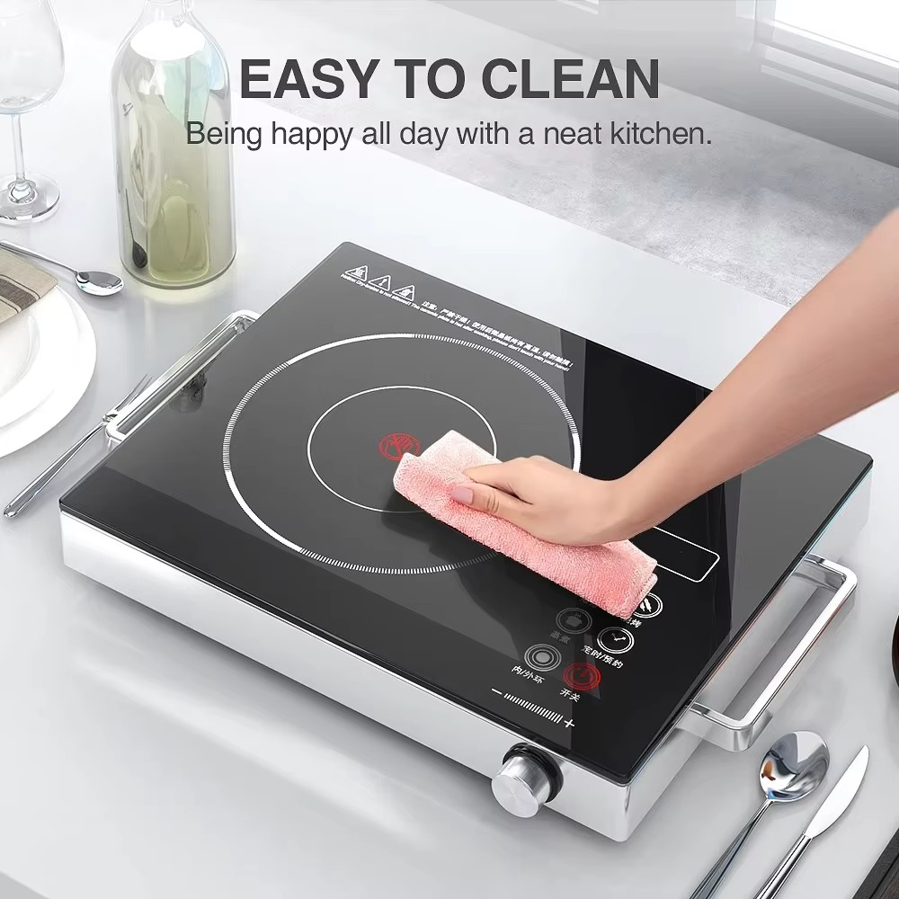 RAF 3500W Electric Infrared Stove – High-Power Hot Plate Cooker | Portable Electric Chula for Fast, Even Heating | Energy-Efficient Countertop Burner for Home, Kitchen, and Outdoor Use View Gallery - Pakistan