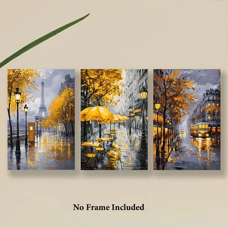 3pcs, Frameless, exquisite gifts, background decorations, holiday gifts, posters and prints, home decorations, staircase decorations, birthday View Gallery - Pakistan