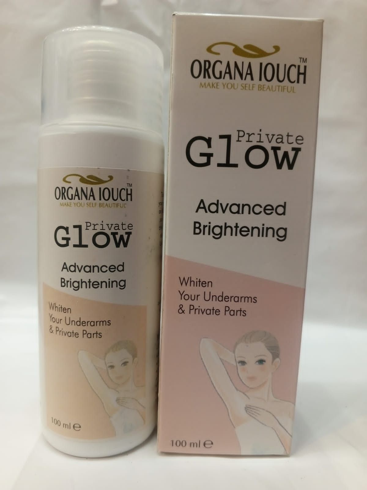 Organa Touch Fresh &amp; Natural Underarm Whitening Cream Private Glow ( Advanced Brightening ) View Gallery - Pakistan