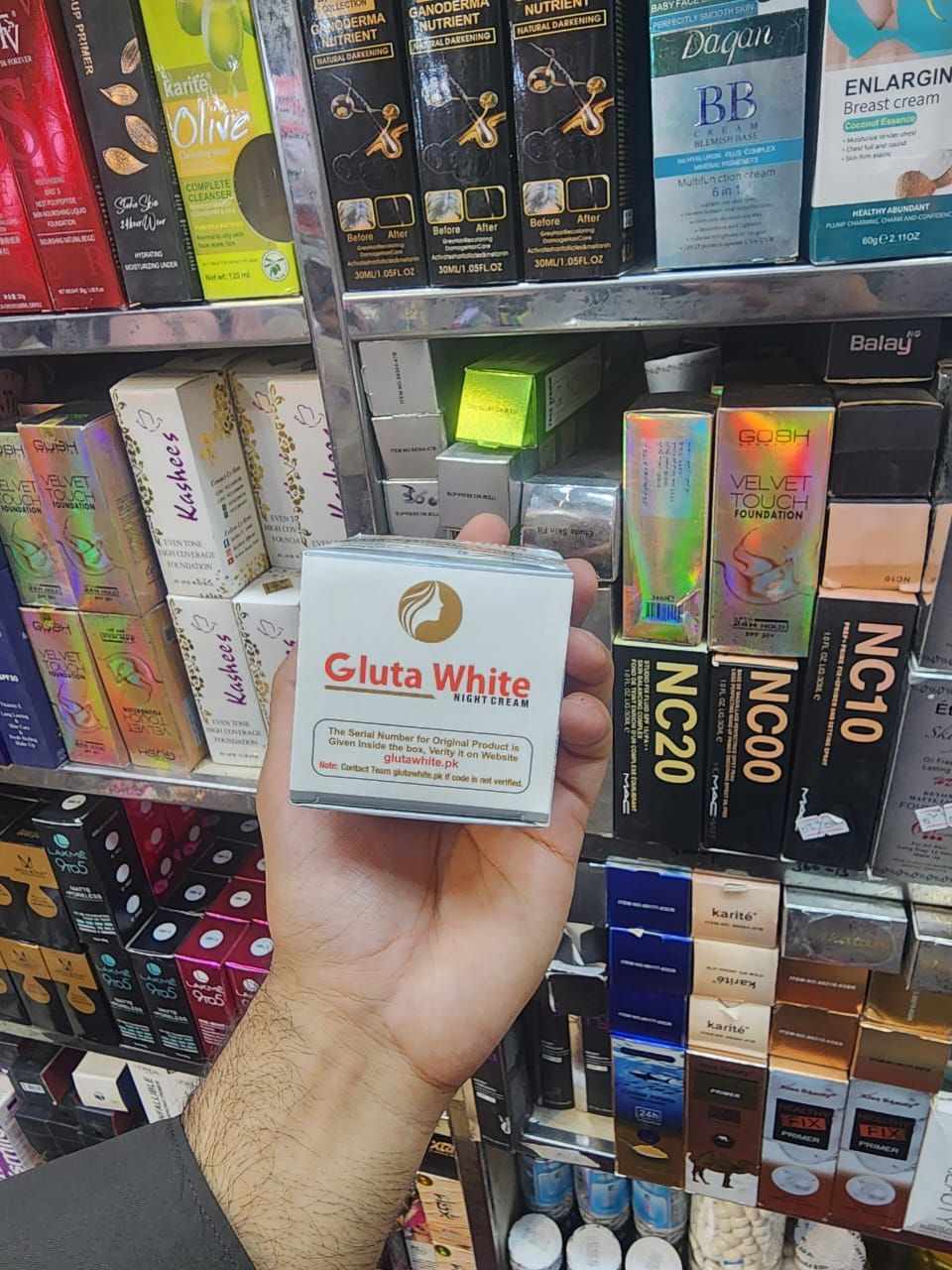 Gluta White Night Cream Extreme Strong Whitening And Anti-Aging Night Cream View Gallery - Pakistan