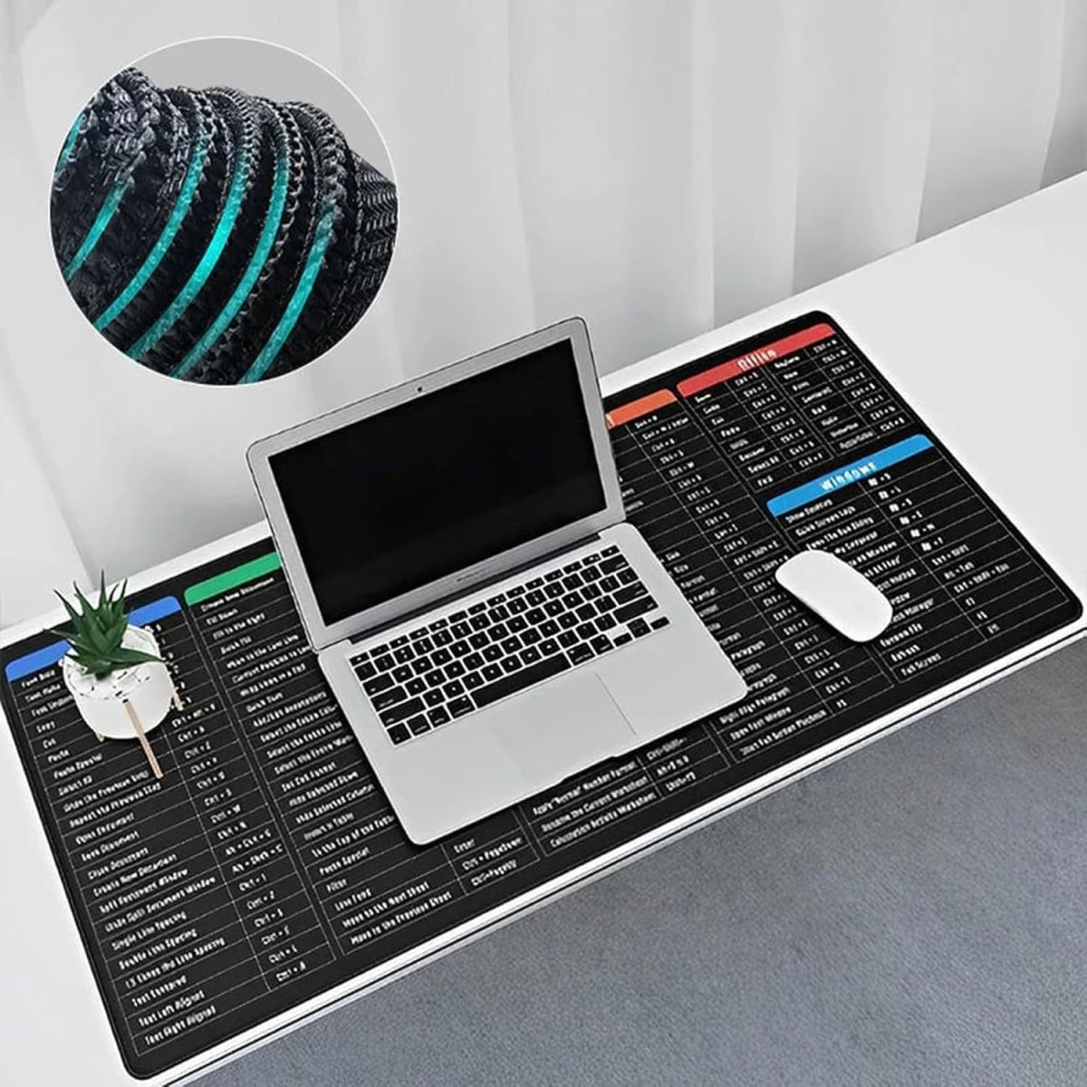 Shortcut Keyboard MAT Office PS Lock Edge CAD/WO/AI/Excel/CDR/PPT Keyboard Table Mat Consignment View Gallery - Pakistan