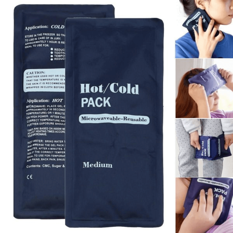 Multi-Purpose Hot and Cold Pack Flexible Gel Pack Physiotherapy (extra Gel standard size  )