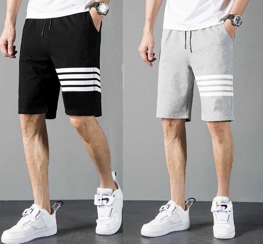 [Pack Of 2] Sleeping Short Trouser For Men | New Good Quality Fabric Shorts