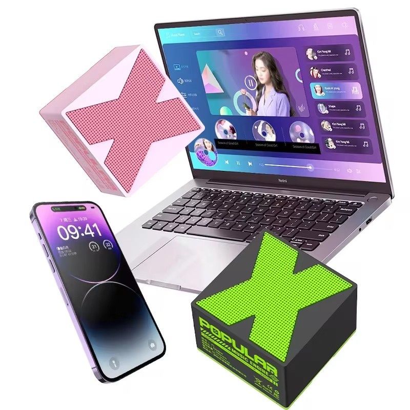 Compact X1 Portable Bluetooth Speaker – Mini HIFI Sound Box for Phone, PC &amp; Laptop – Wireless &amp; Outdoor-Ready(random color) View Gallery - Pakistan