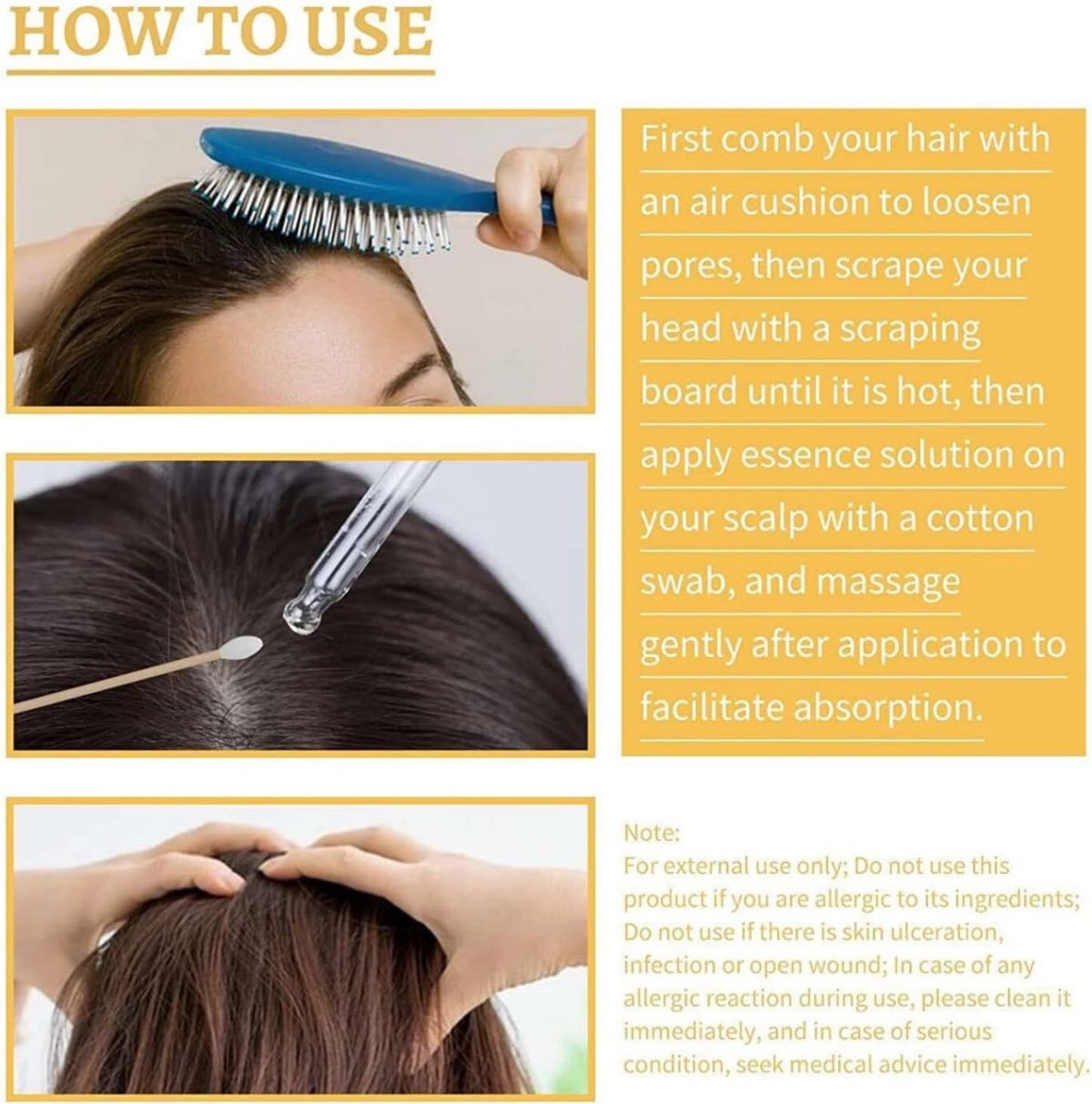 Anti-Greying Hair Spray | Drakkar Spray for Hair | Organic Ganoderma Inverted Essence for Grey Hair | Darkens Hair Naturally Without Damage - 30ML View Gallery - Pakistan