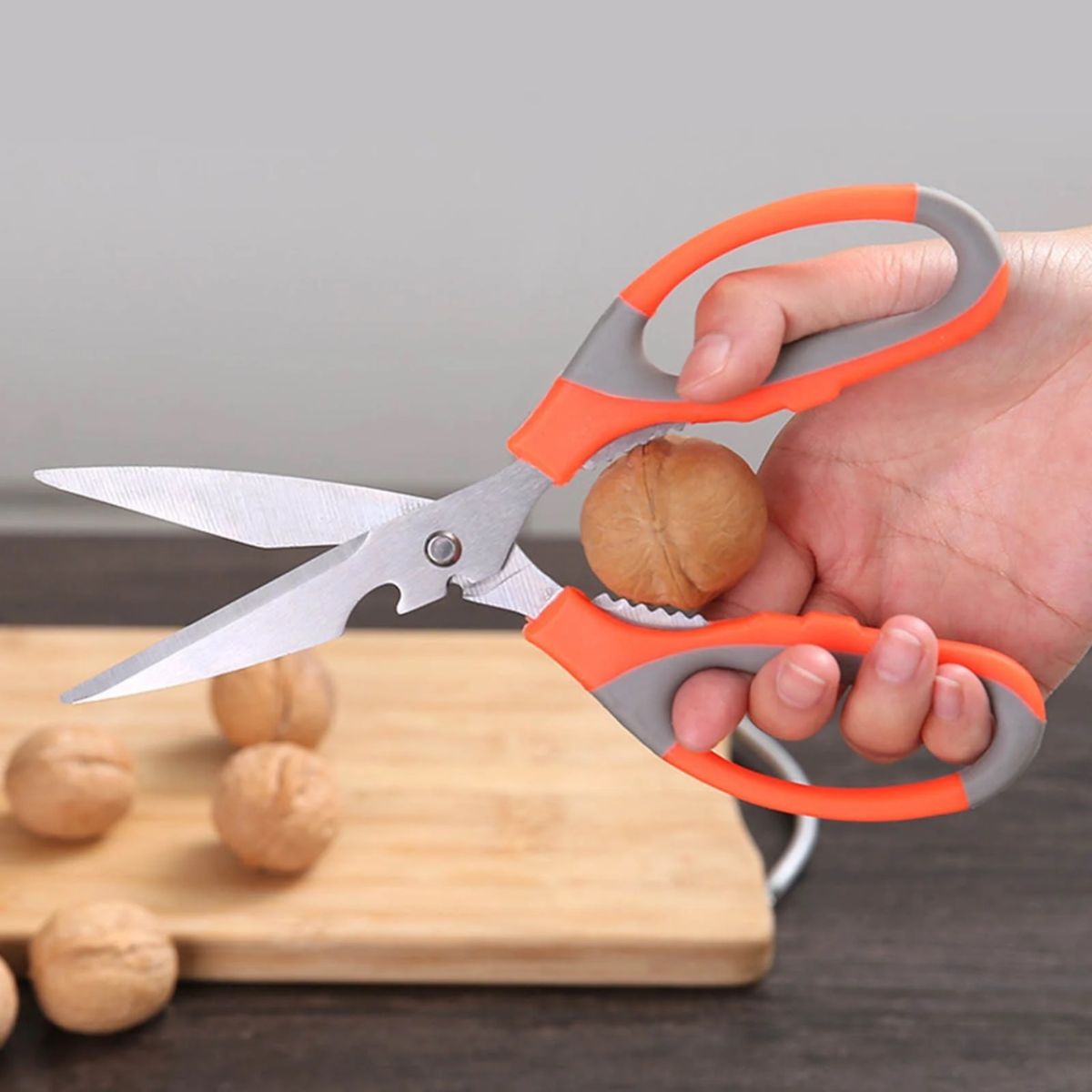 Multifunction Kitchen Scissors Heavy Duty Food Shears for Chicken Meat Vegetable Fish Herb Poultry Stainless Steel Cooking Scissors with Comfortable Handle View Gallery - Pakistan
