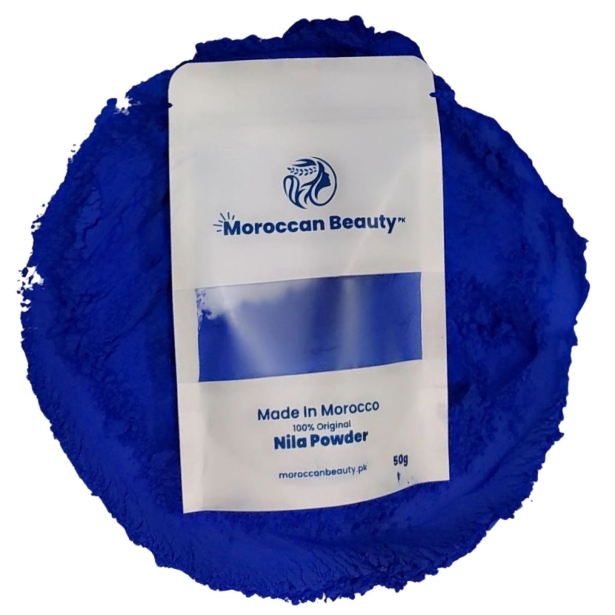 Moroccan Beauty 100% Original Nila Powder | Blue Nila Skin Whitening Powder 50g View Gallery - Pakistan