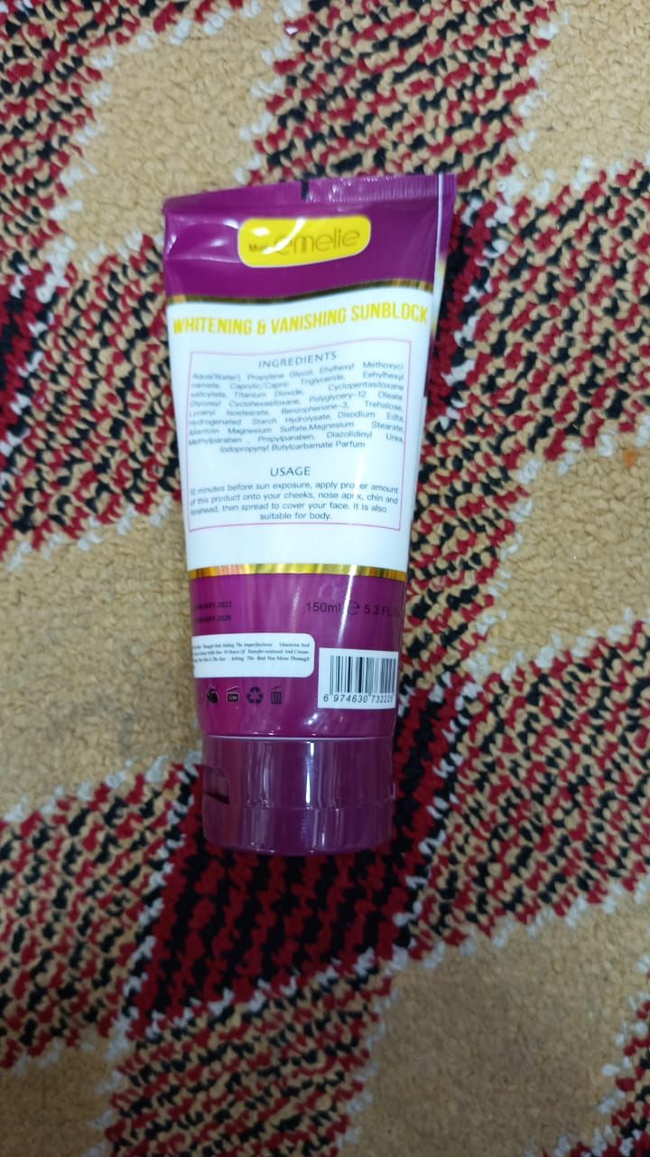 Emelie Sunblock SPF 60 – Ultimate Protection for Your Skin | 100ml View Gallery - Pakistan