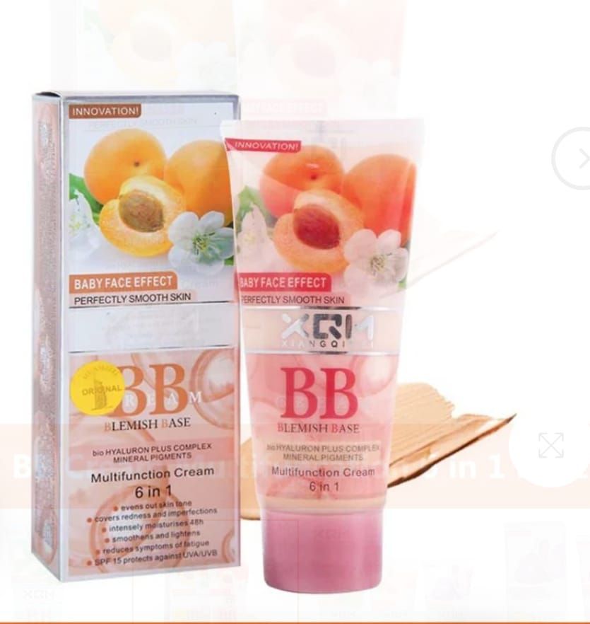 XQM BB Blemish Apricot Base Cream – 6-in-1 Multifunction Cream, 65ml for Flawless, Radiant Skin View Gallery - Pakistan