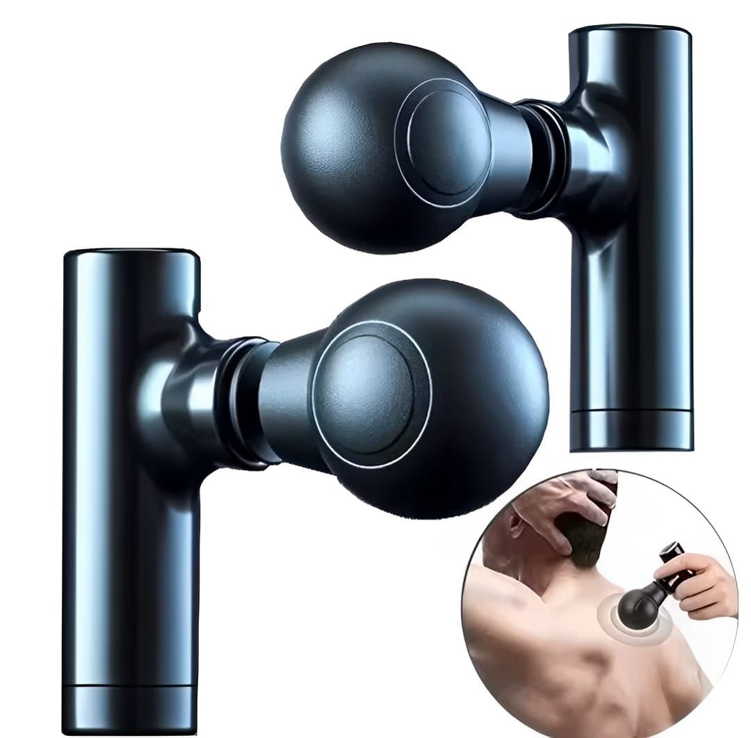 Handle Elbow Fascial Massage Gun – Deep Muscle Relaxation &amp; Vibration Therapy for Soreness, Fatigue &amp; Body Recovery View Gallery - Pakistan
