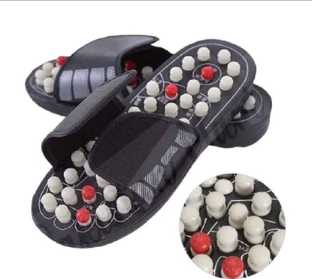 Blueidea Acupressure Massage Slippers for Sugar Patients – Foot Therapy Reflexology Sandals with Acupuncture Points &amp; Non-Slip Sole View Gallery - Pakistan