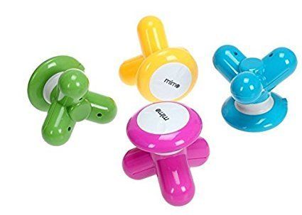 Mimo Mini Hand Electric Body Massager / Mini handy Full Body Massager Machine Portable Handled (random color) (3 AA cell but not include) View Gallery - Pakistan