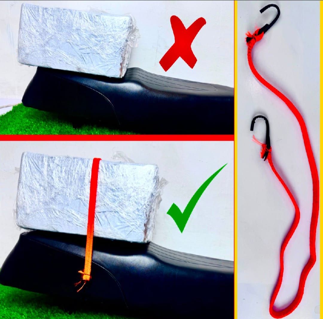 Bike Belt For Seat Laugage Belt For Motorcycle Bag Belt Rubber Belt | Bike Long Belt For Bike