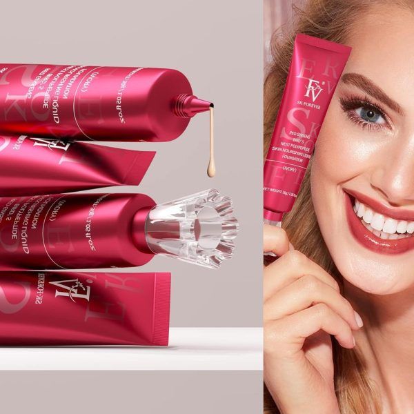 Fv Foundation Waterproof With Medium Coverage, Oil-free &amp; Long Lasting, Matte orever Foundation For Oily/normal Skin, Forever Liquid Makeup Foundation For Face, Natural Beige 30g View Gallery - Pakistan