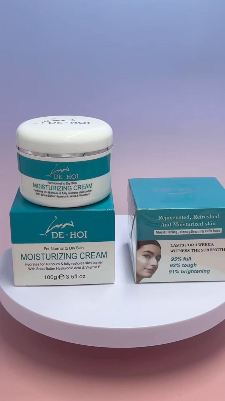 DE-HOI Moisturizing Cream, 100g, Rejuvenated, Refreshed, Brightening View Gallery - Pakistan