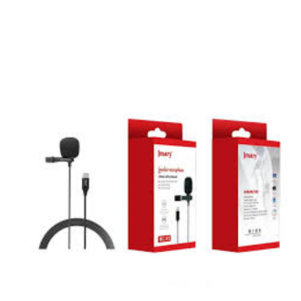 Jmary  TikTok Type-c Lavalier Microphone with Clip Compatible Mobile, Laptop Tab etc View Gallery - Pakistan