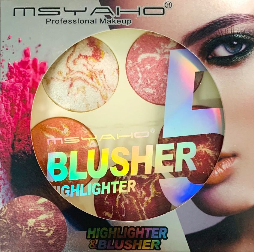 5-in-1 MSYAHO Professional Makeup Palette – 3D Highlighter, Blusher, Contour, Bronzer &amp;amp; Illuminator All-in-One Kit