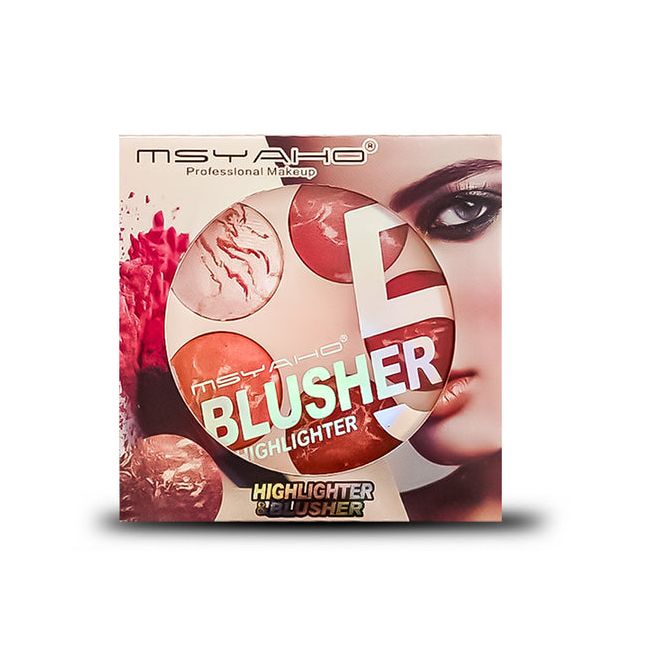 5-in-1 MSYAHO Professional Makeup Palette – 3D Highlighter, Blusher, Contour, Bronzer &amp; Illuminator All-in-One Kit View Gallery - Pakistan