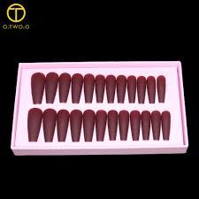 24 Pcs Matte Perfection – O.TWO.O Brown Nail Polish for a Luxe Look | Best Nails for women View Gallery - Pakistan