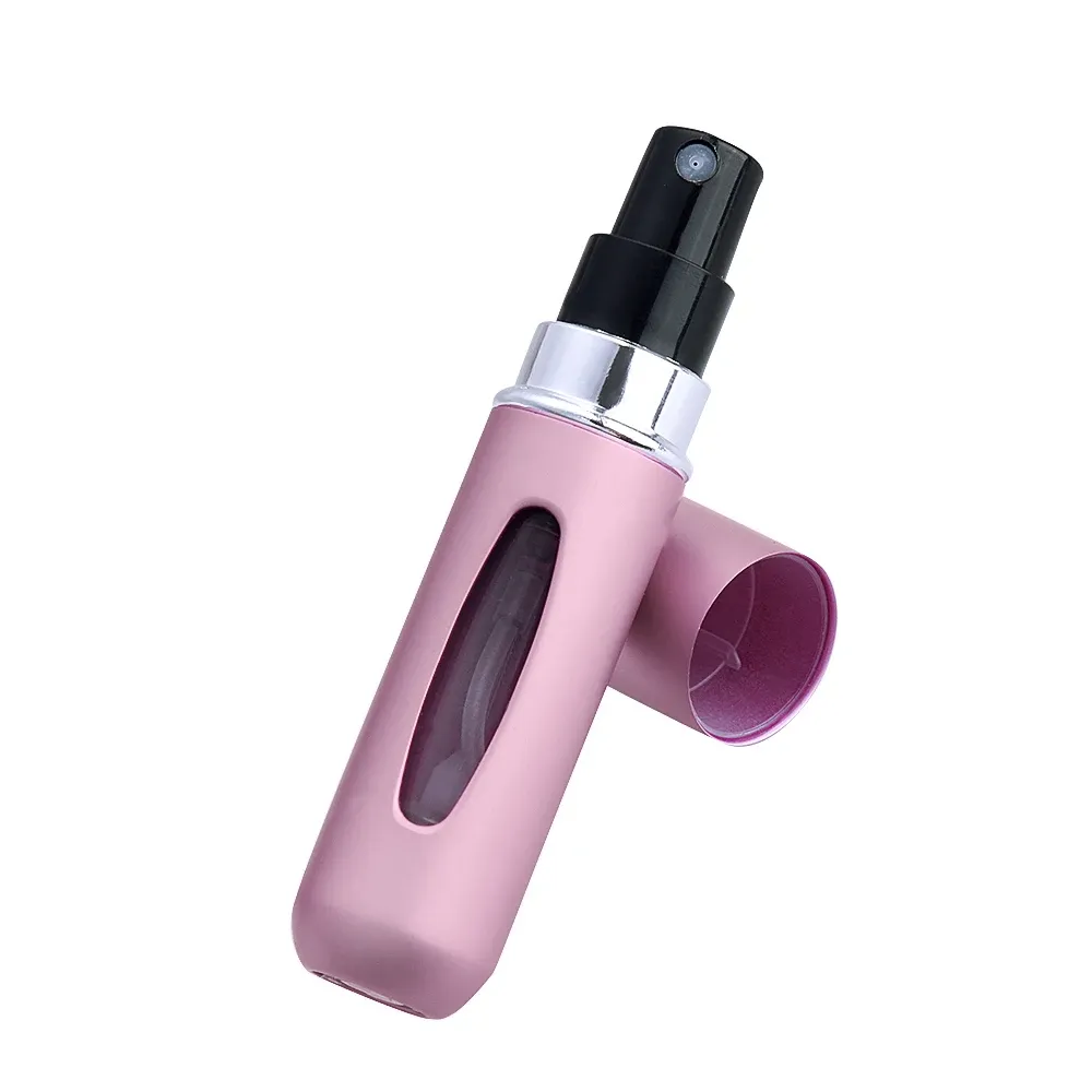 Refillable Mini Perfume Spray Bottle Spray Atomizer 5 ml | Portable, Leak-Proof, and Stylish (random color) View Gallery - Pakistan