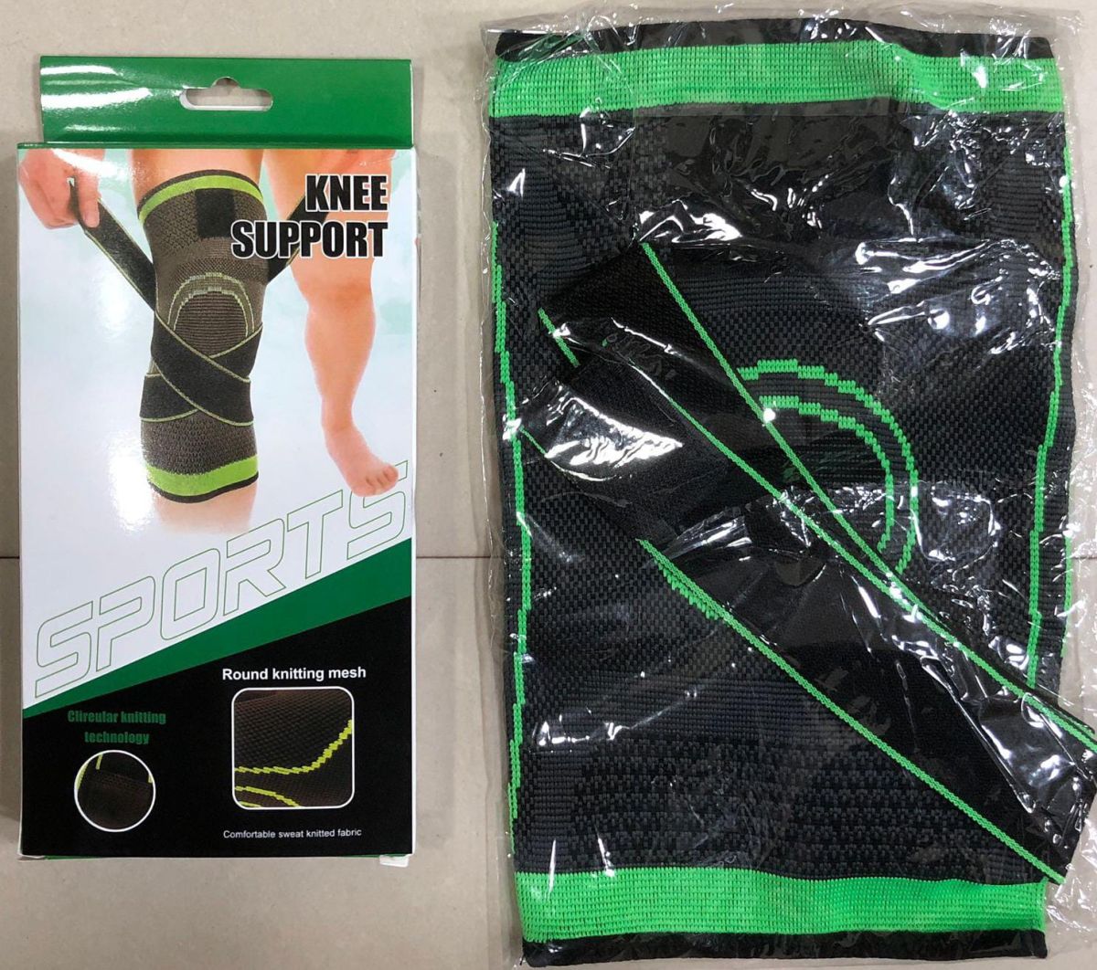 Knee Support Band for Pressure Weaving with 3D Weave Protection Against Injury Pressure Adjustable Knee Support for Men and Women View Gallery - Pakistan