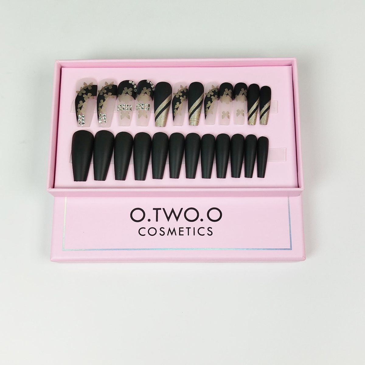24 Pcs black Matte Perfection – O.two.o Nail Polish For A Luxe Look | Best Nails For Women View Gallery - Pakistan