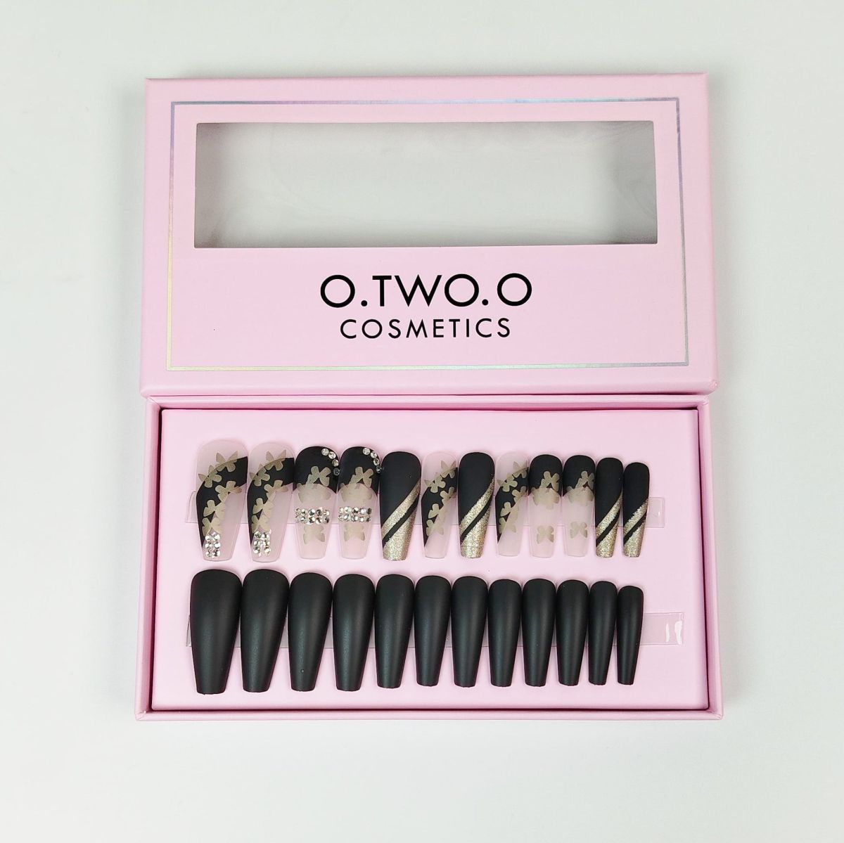 24 Pcs black Matte Perfection – O.two.o Nail Polish For A Luxe Look | Best Nails For Women View Gallery - Pakistan