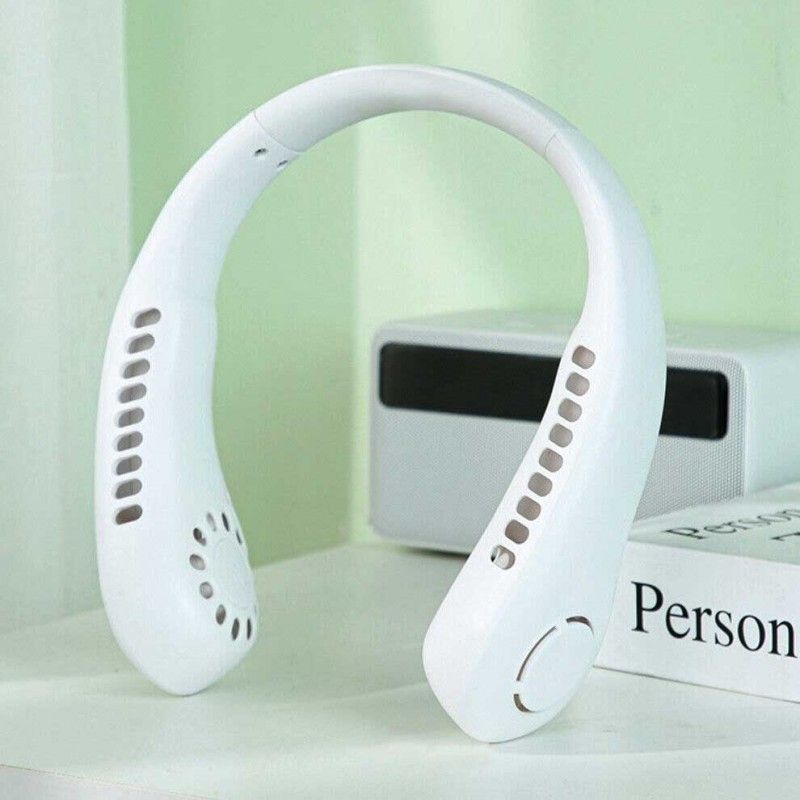 vaneless Hanging Neck Fan | portable rechargeable fan bladeless neck fan (random color)