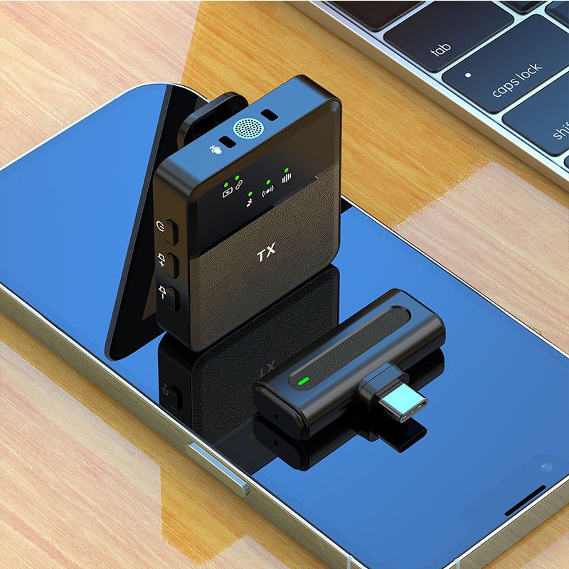 SX8 Type-C Single Lavalier Wireless Microphone for Interview and Vlog | Type-c Single Professional Lavalier Wireless Microphone