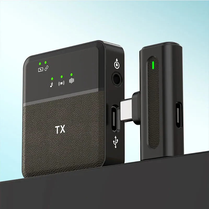 SX8 Type-C Single Lavalier Wireless Microphone for Interview and Vlog | Type-c Single Professional Lavalier Wireless Microphone View Gallery - Pakistan