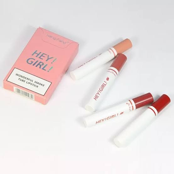 4-in-1 Trending Lipstick Set – Cigarette-Shaped Matte Lipsticks, Long-Lasting, Easy to Apply, Non-Sticky &amp; Fade-Resistant Lip Gloss for Makeup Lovers View Gallery - Pakistan