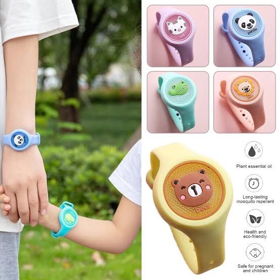 1 Pc Kid-Friendly Mosquito Repellent Wristband | Anti-Repellent Mosquito Band For Kids (Random color)