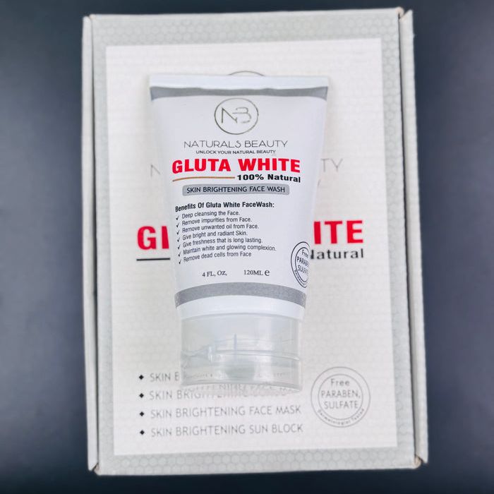 Gluta White Original Skin Brightening Face Wash – Glow Naturally! 120 ml View Gallery - Pakistan